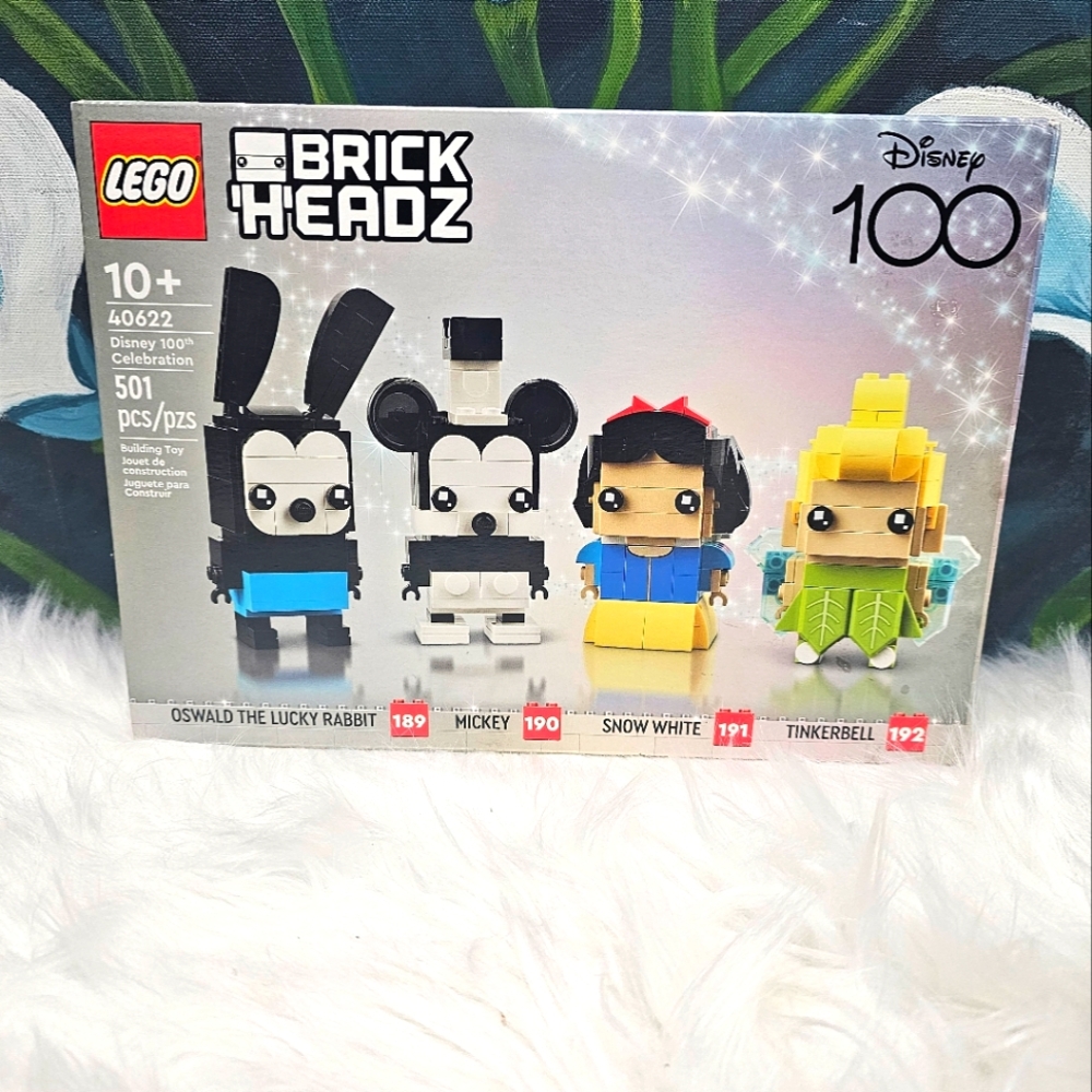 LEGO 40622 Disney 100th BrickHeadz Mickey Mouse Oswald Snow White Tinkerbell New